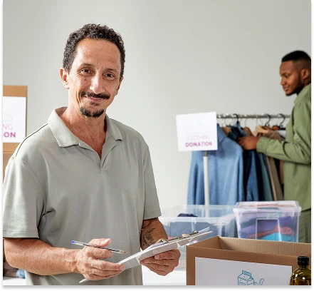 E-commerce team reviewing content