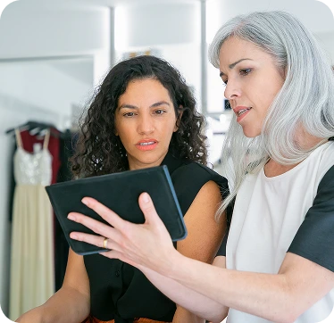 Happy creative professional