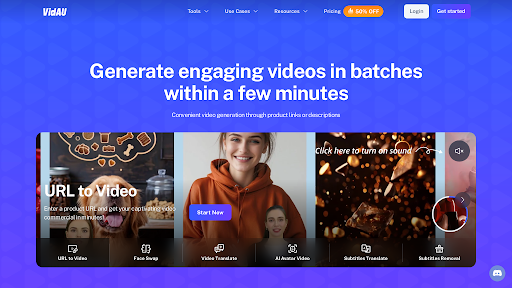 VidAU avatar video maker