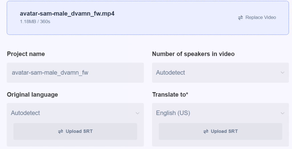 Step 2--AI Character Voice Generator