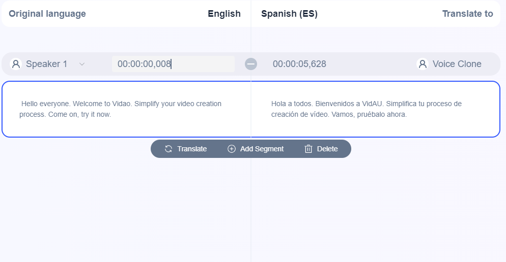 Step 3-AI Voice Translators