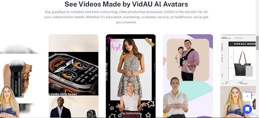 videos made with VidAU AI Avatar  