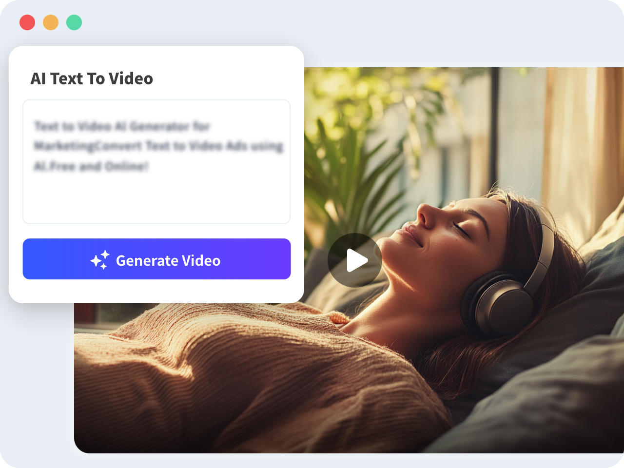 VidAU text to video ads ai generator