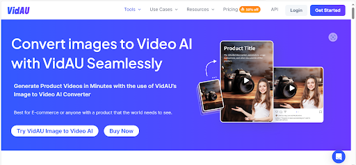 VidAU AI for creating image to video AI Ads