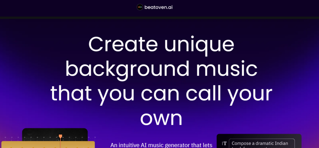 Beatoven.ai ad creator AI
