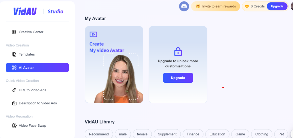  VidAU AI Video Generation library 