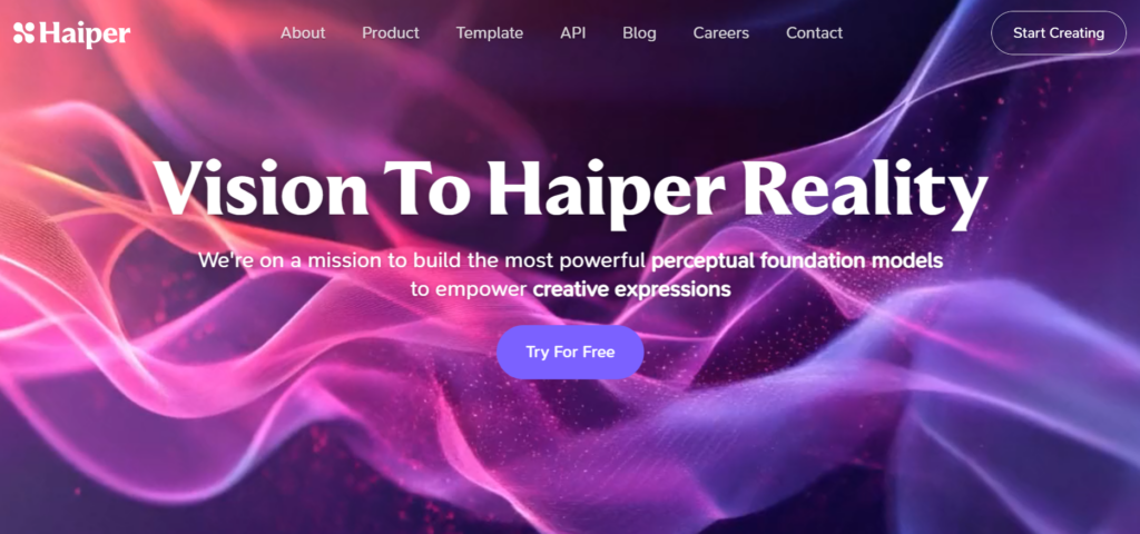 Haiper AI Ad Generator