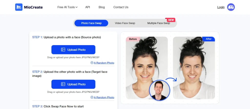 MioCreate Face Swapper