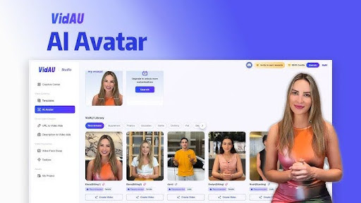 VidAU’s AI avatar video maker