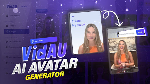  VidAU AI avatar generator online free tools