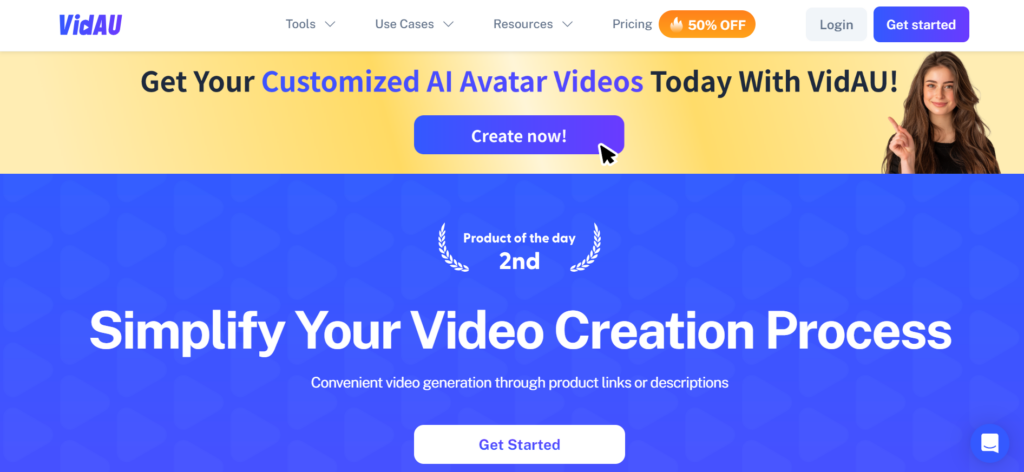 VidAU ai avatar app