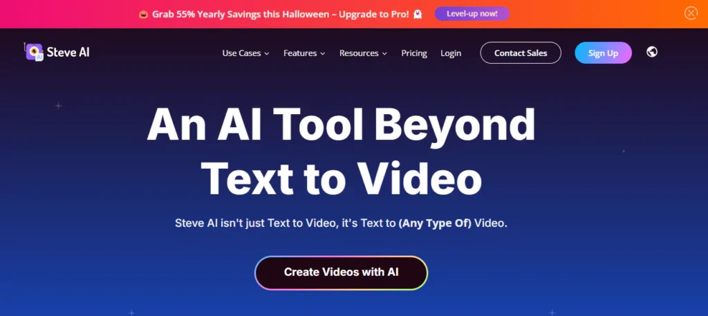 Stev.ai video generator