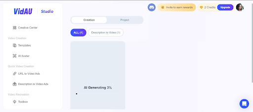 VidAU's Competitor  Descript AI voice