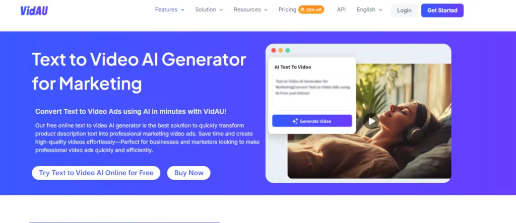 VidAU Text to Video Generator