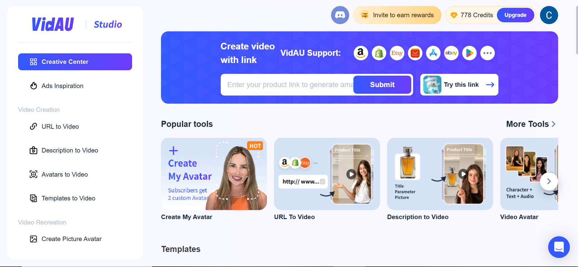 VidAU templates for iOS Apple store ads