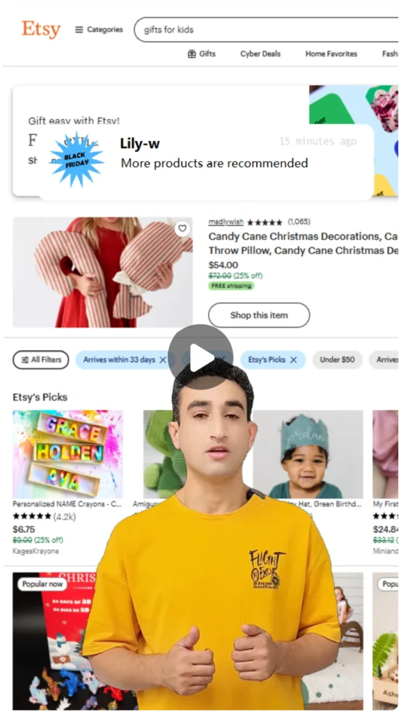 Etsy Video Ads maker showcase 3