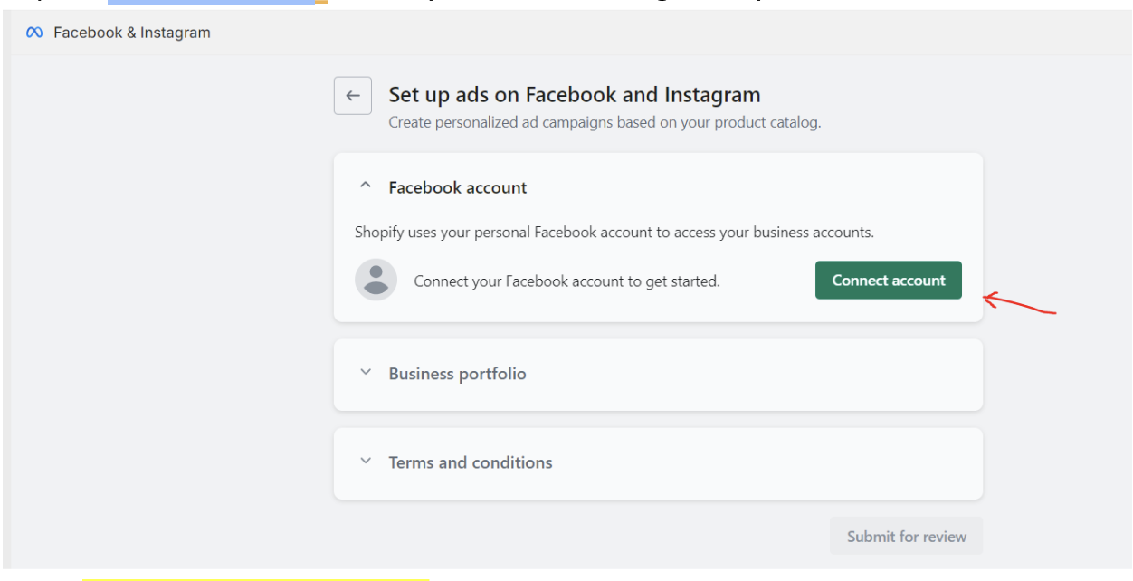 how to connect Shopify to Facebook