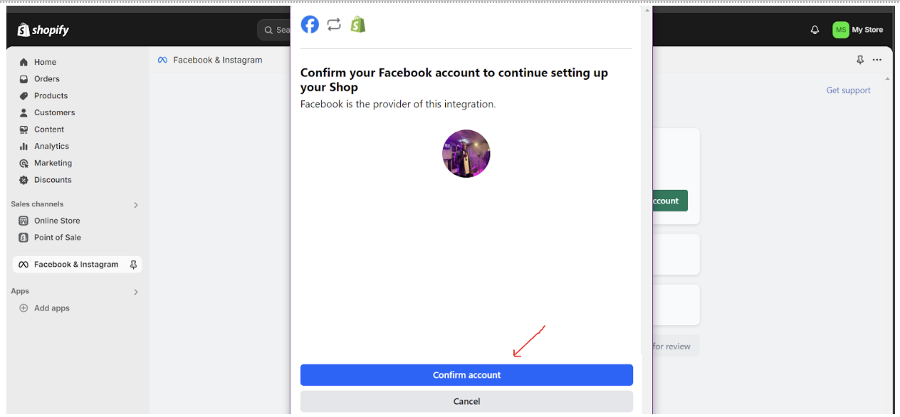 how to connect Shopify to Facebook