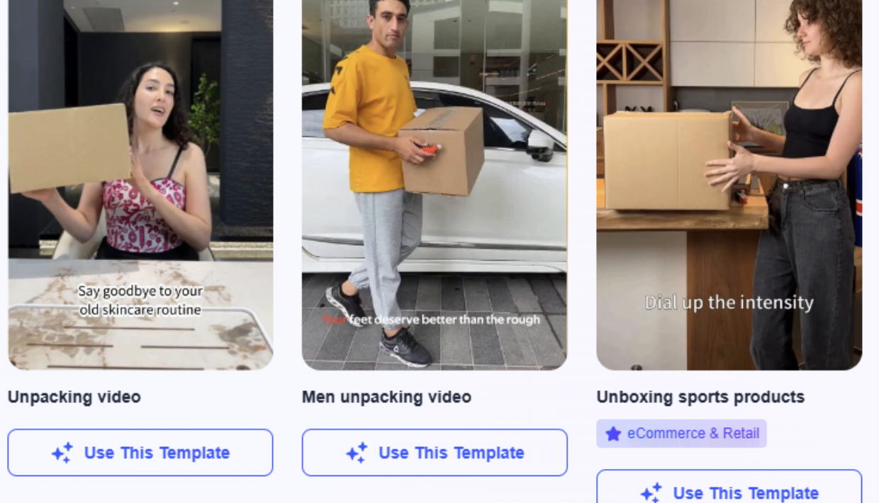 Video Templates for Facebook Ads with Shopify