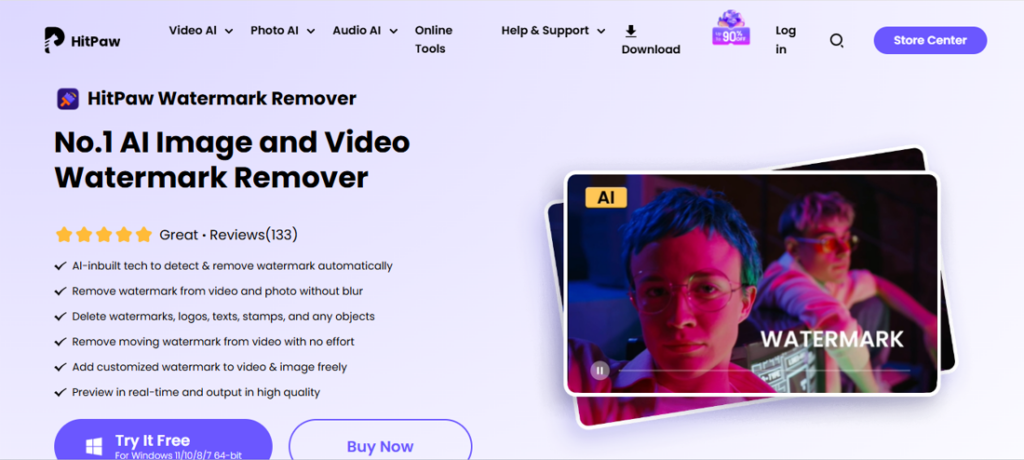 HitPaw Watermark Remover for video