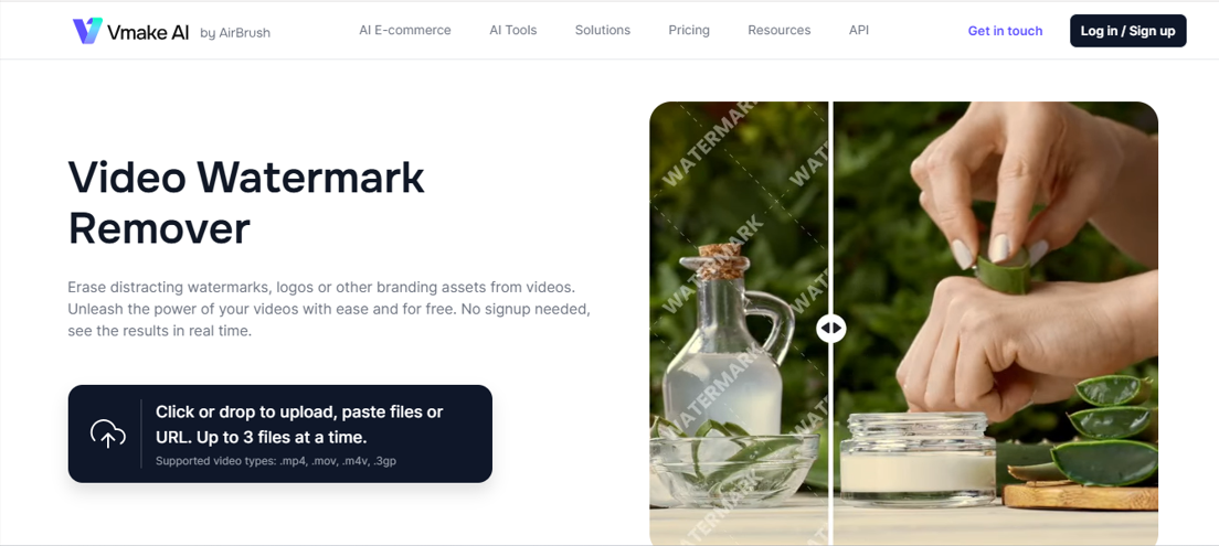  Vmake AI Watermark Remover for Video 