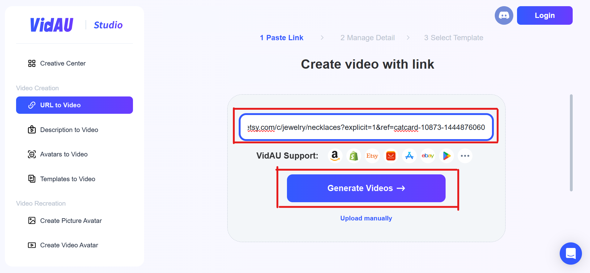 URL to video converter