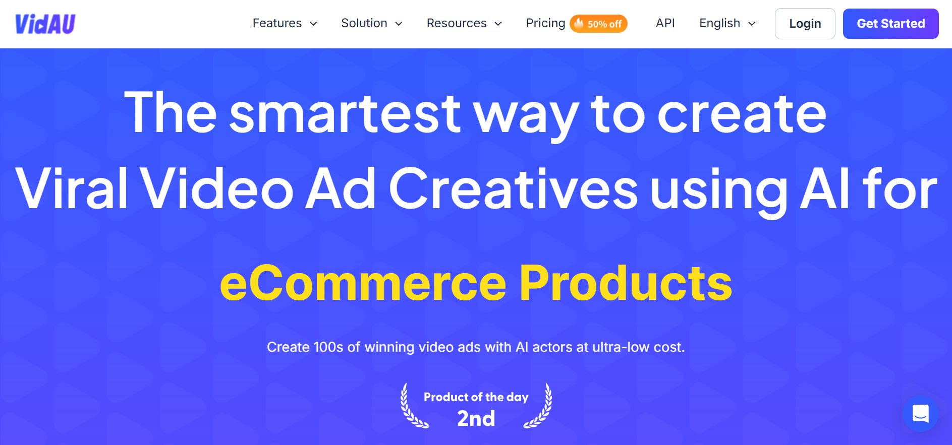 Content on VidAU for app store advertising cost